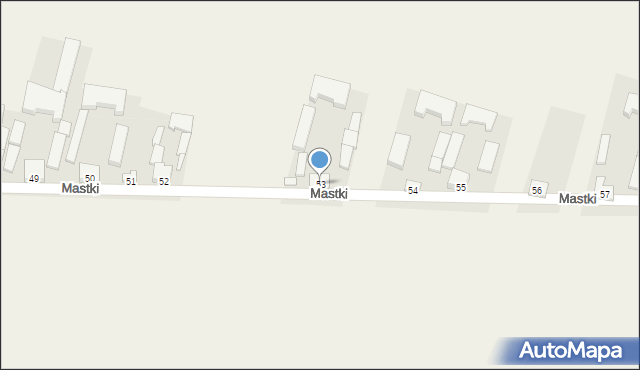 Mastki, Mastki, 53, mapa Mastki