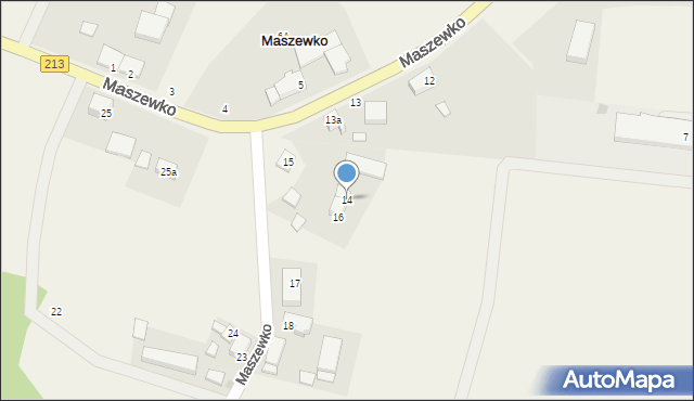 Maszewko, Maszewko, 14, mapa Maszewko
