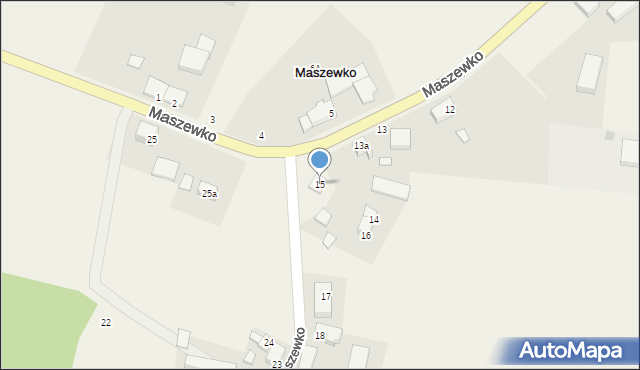 Maszewko, Maszewko, 15, mapa Maszewko