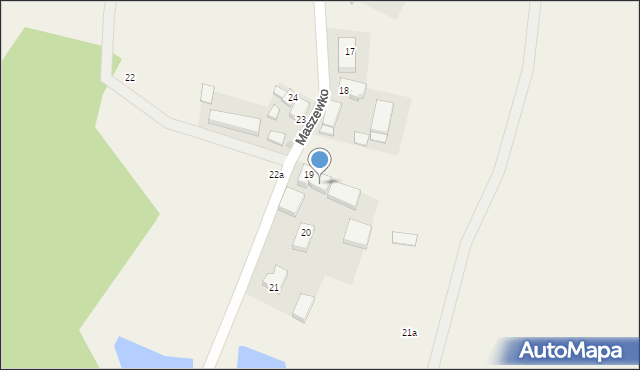 Maszewko, Maszewko, 19a, mapa Maszewko