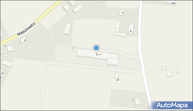 Maszewko, Maszewko, 7, mapa Maszewko