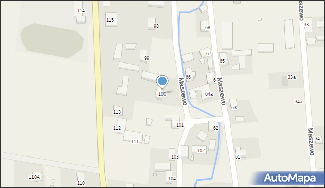 Maszewo, Maszewo, 100, mapa Maszewo