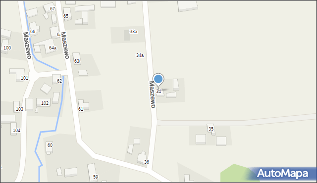 Maszewo, Maszewo, 34, mapa Maszewo