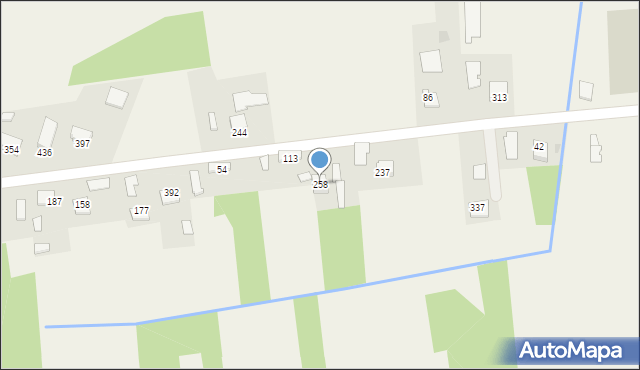 Maszkienice, Maszkienice, 258, mapa Maszkienice