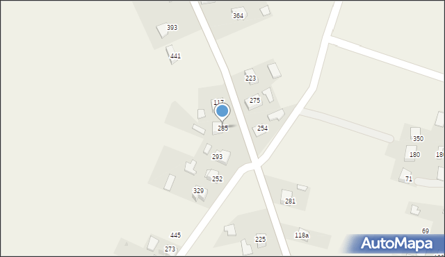 Maszkienice, Maszkienice, 285, mapa Maszkienice