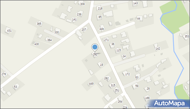 Maszkienice, Maszkienice, 292, mapa Maszkienice
