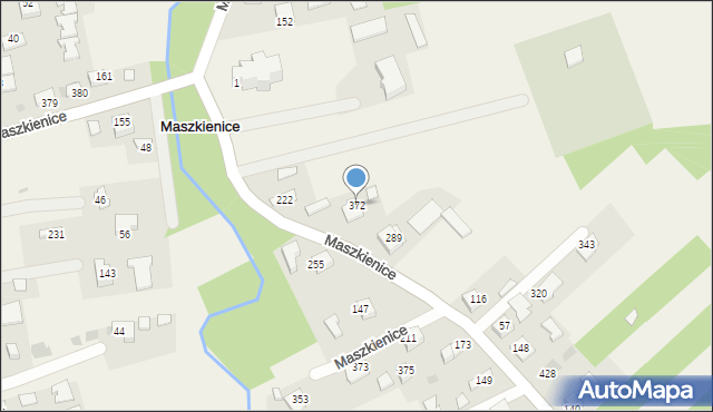 Maszkienice, Maszkienice, 372, mapa Maszkienice