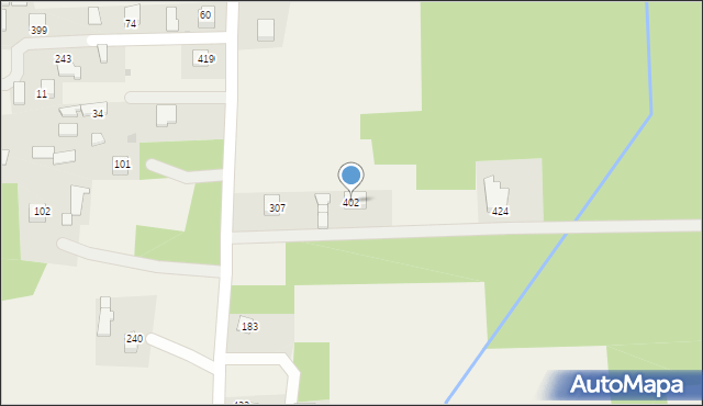 Maszkienice, Maszkienice, 402, mapa Maszkienice
