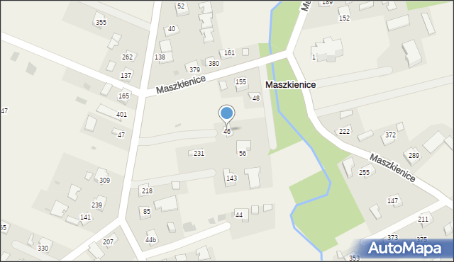 Maszkienice, Maszkienice, 46, mapa Maszkienice