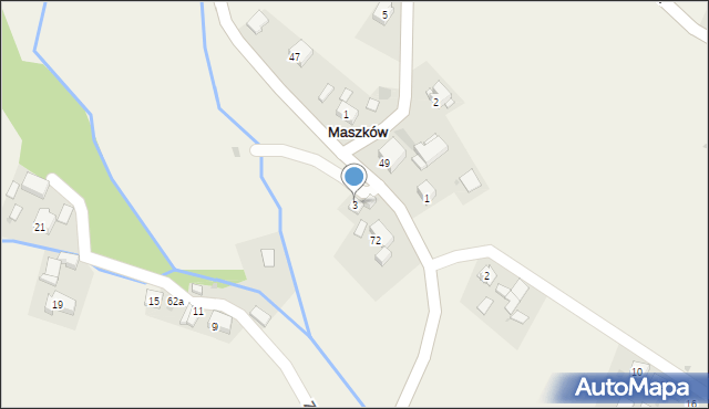 Maszków, Maszków, 3, mapa Maszków