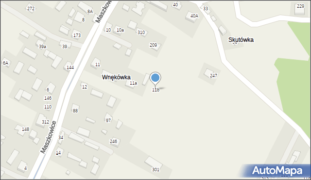Maszkowice, Maszkowice, 11b, mapa Maszkowice