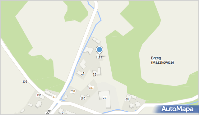 Maszkowice, Maszkowice, 183, mapa Maszkowice