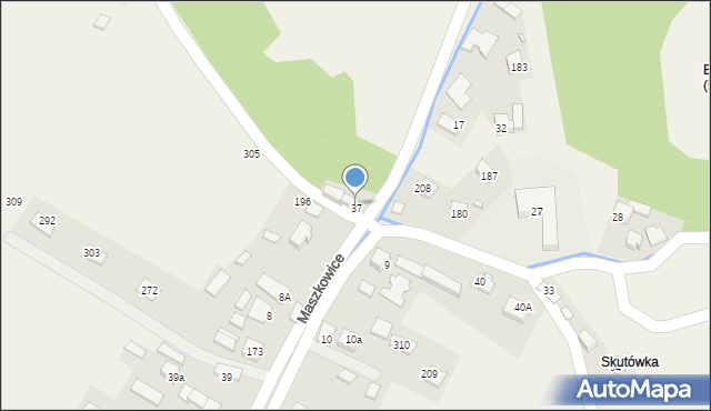 Maszkowice, Maszkowice, 37, mapa Maszkowice