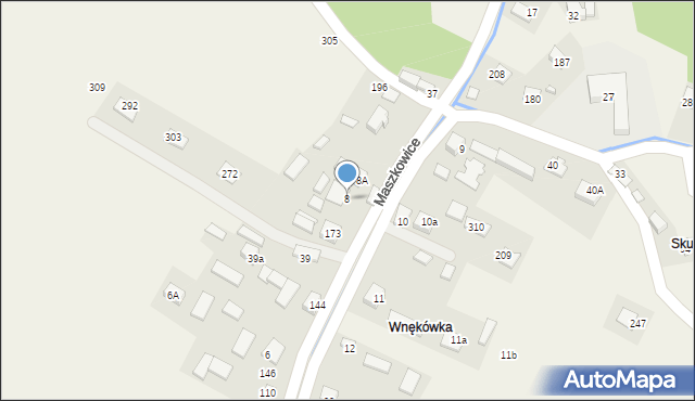 Maszkowice, Maszkowice, 8, mapa Maszkowice