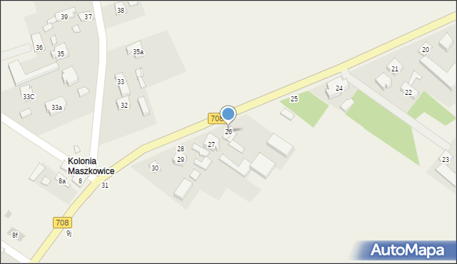 Maszkowice, Maszkowice, 26, mapa Maszkowice
