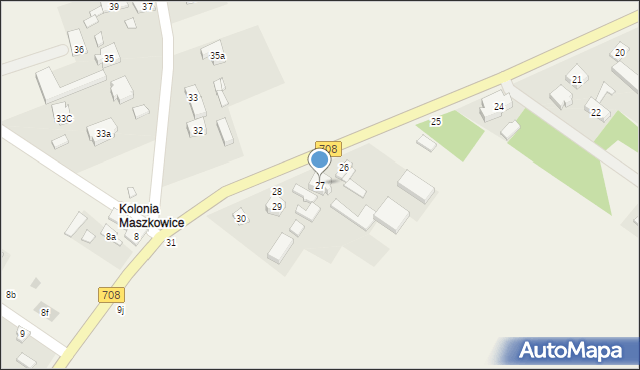 Maszkowice, Maszkowice, 27, mapa Maszkowice