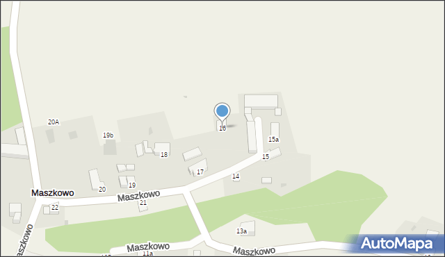 Maszkowo, Maszkowo, 16, mapa Maszkowo