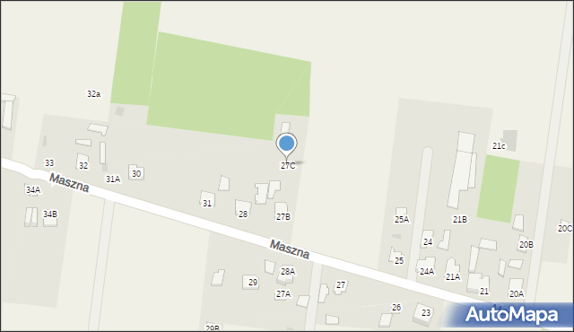 Maszna, Maszna, 27C, mapa Maszna