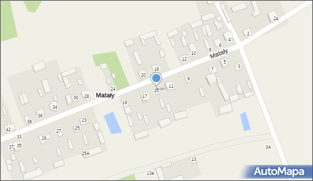 Matały, Matały, 15, mapa Matały