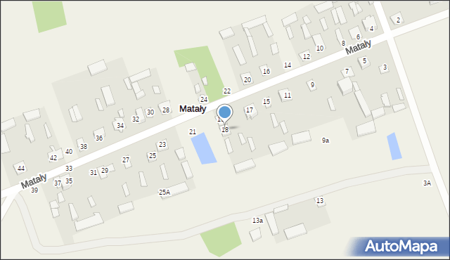 Matały, Matały, 18, mapa Matały