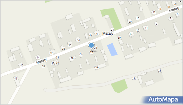 Matały, Matały, 25, mapa Matały