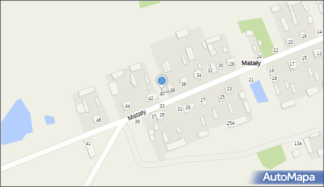 Matały, Matały, 40, mapa Matały