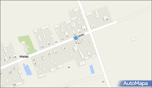 Matały, Matały, 7, mapa Matały