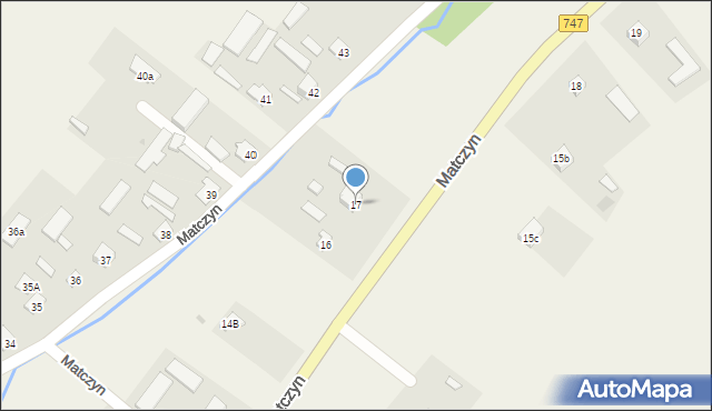 Matczyn, Matczyn, 17, mapa Matczyn