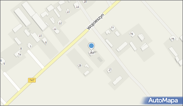 Matczyn, Matczyn, 26A, mapa Matczyn