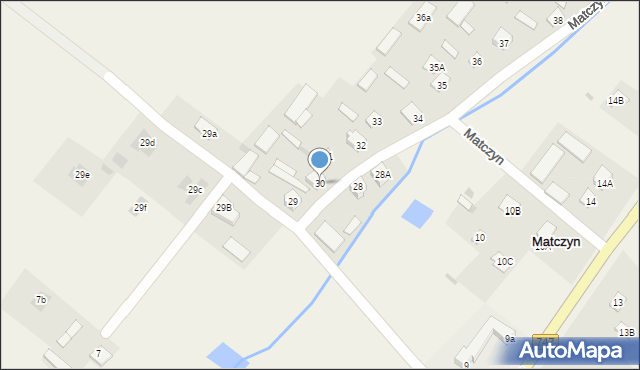 Matczyn, Matczyn, 30, mapa Matczyn