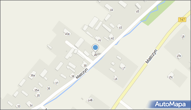 Matczyn, Matczyn, 40, mapa Matczyn