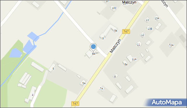 Matczyn, Matczyn, 6A, mapa Matczyn