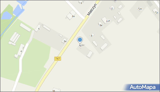 Matczyn, Matczyn, 7A, mapa Matczyn