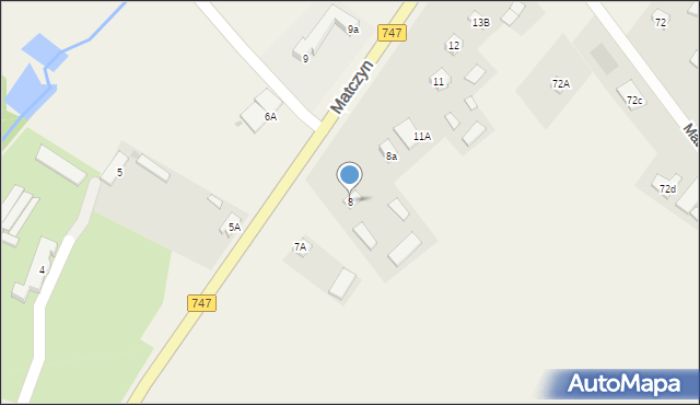 Matczyn, Matczyn, 8, mapa Matczyn