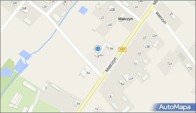 Matczyn, Matczyn, 9, mapa Matczyn