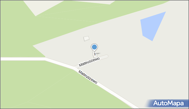 Mateuszewo, Mateuszewo, 8, mapa Mateuszewo