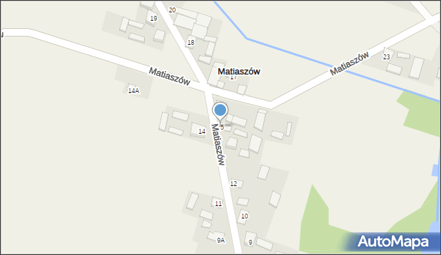 Matiaszów, Matiaszów, 15, mapa Matiaszów