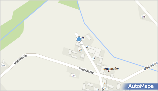 Matiaszów, Matiaszów, 21, mapa Matiaszów