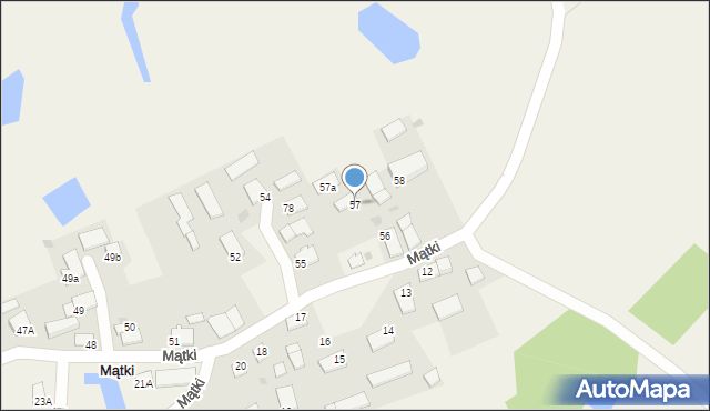 Mątki, Mątki, 57, mapa Mątki