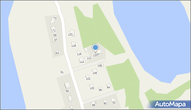 Matłak, Matłak, 110, mapa Matłak