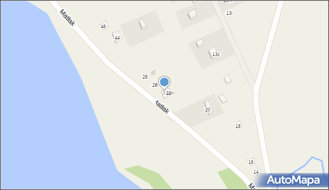 Matłak, Matłak, 24, mapa Matłak