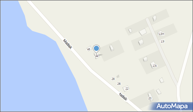 Matłak, Matłak, 44, mapa Matłak