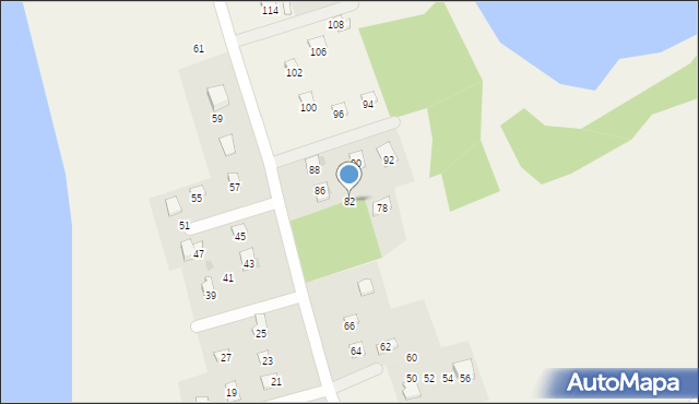 Matłak, Matłak, 82, mapa Matłak