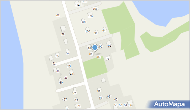 Matłak, Matłak, 84, mapa Matłak