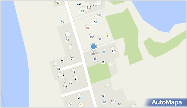 Matłak, Matłak, 88, mapa Matłak