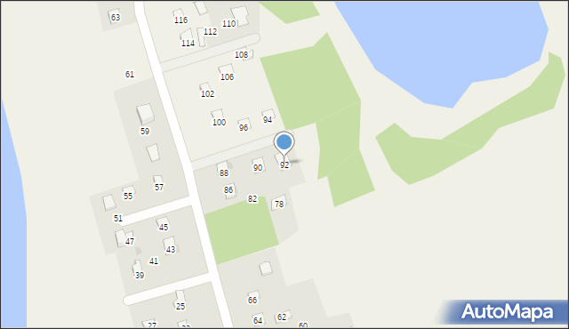 Matłak, Matłak, 92, mapa Matłak