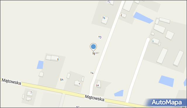 Mątowskie Pastwiska, Mątowskie Pastwiska, 7E, mapa Mątowskie Pastwiska