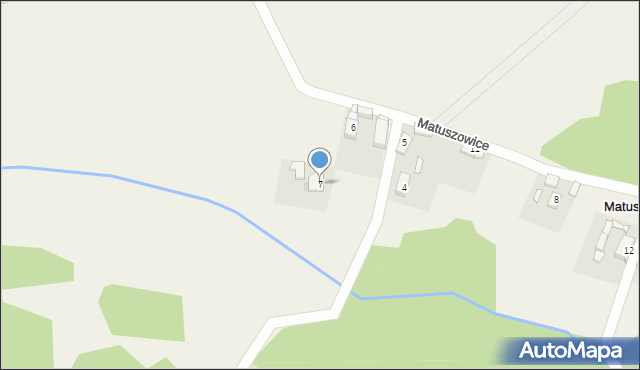Matuszowice, Matuszowice, 7, mapa Matuszowice