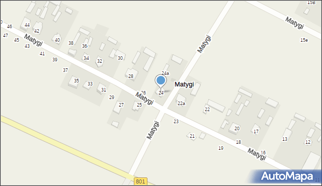 Matygi, Matygi, 24, mapa Matygi