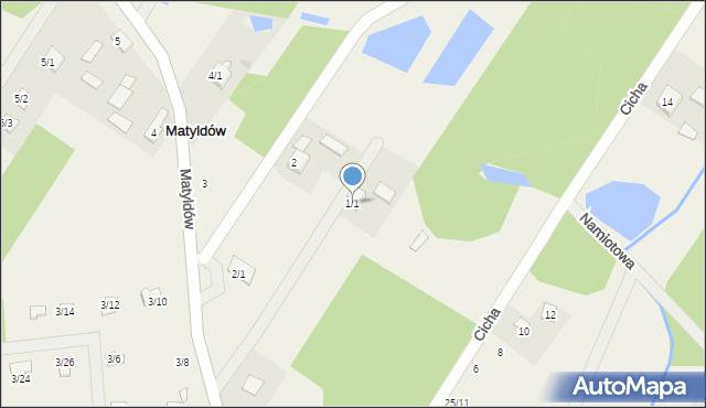 Matyldów, Matyldów, 1/1, mapa Matyldów